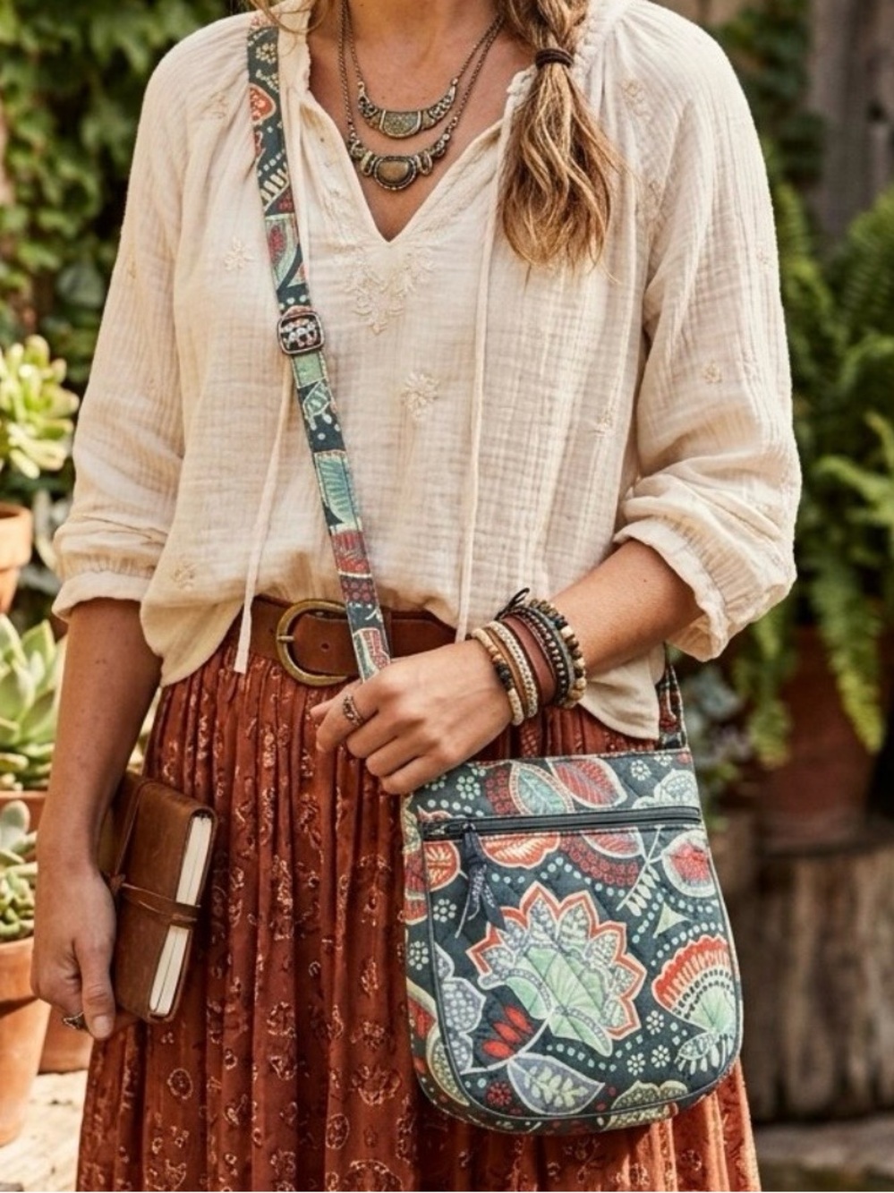 Vera Bradley Muted Color Crossbody Bag